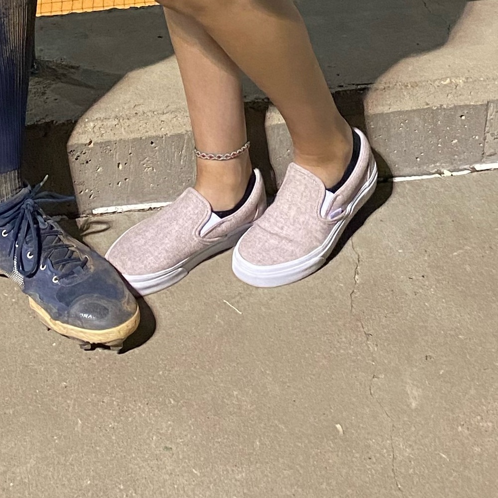 Classic slip on vans pink